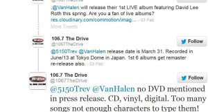 Van Halen tweet